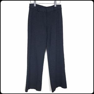 EUC LANDS' END Woman's Classic Gray Stretchy Straight Leg Dress Pants Size: 6